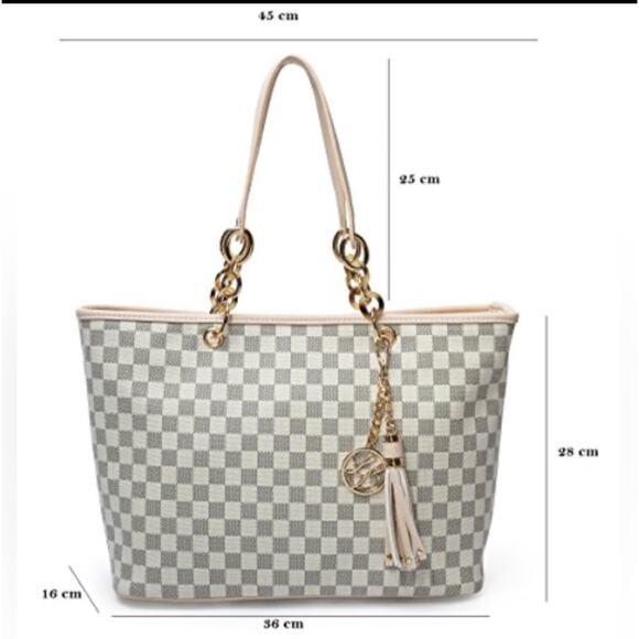 Lola Benson Starr Monogram Damien Handbag (Missing  keychain) EUC (Clean inside) - Picture 2 of 12